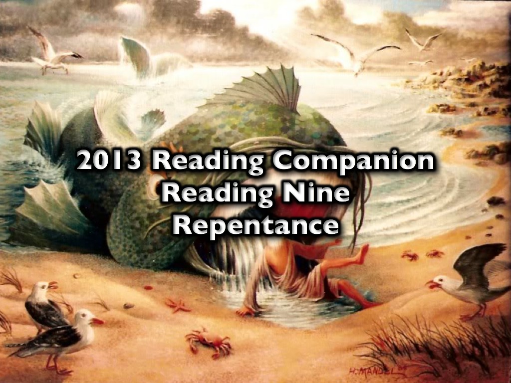 2013 Reading Companion – Reading Nine – Repentance