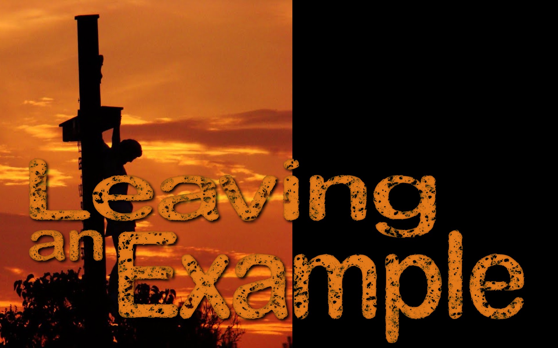 Leaving an Example
