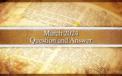 March 2024 Question and Answer
